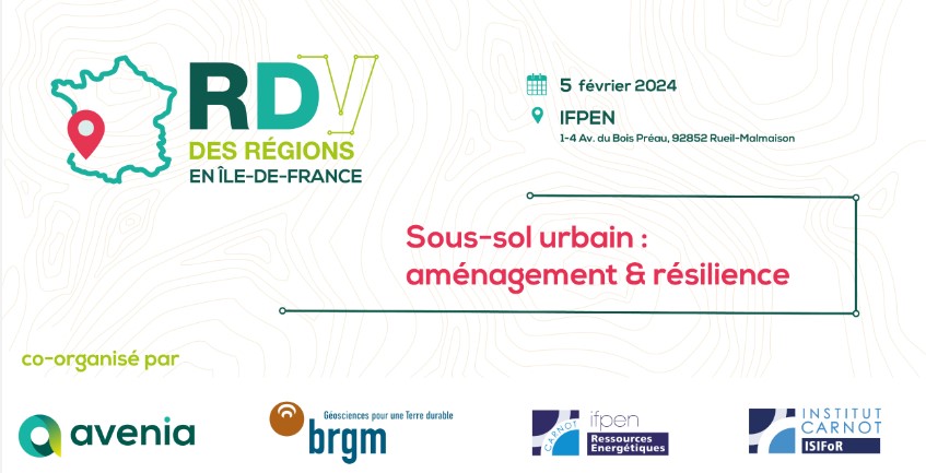 RDV des Régions Sous-sol urbain aménagement et résilience