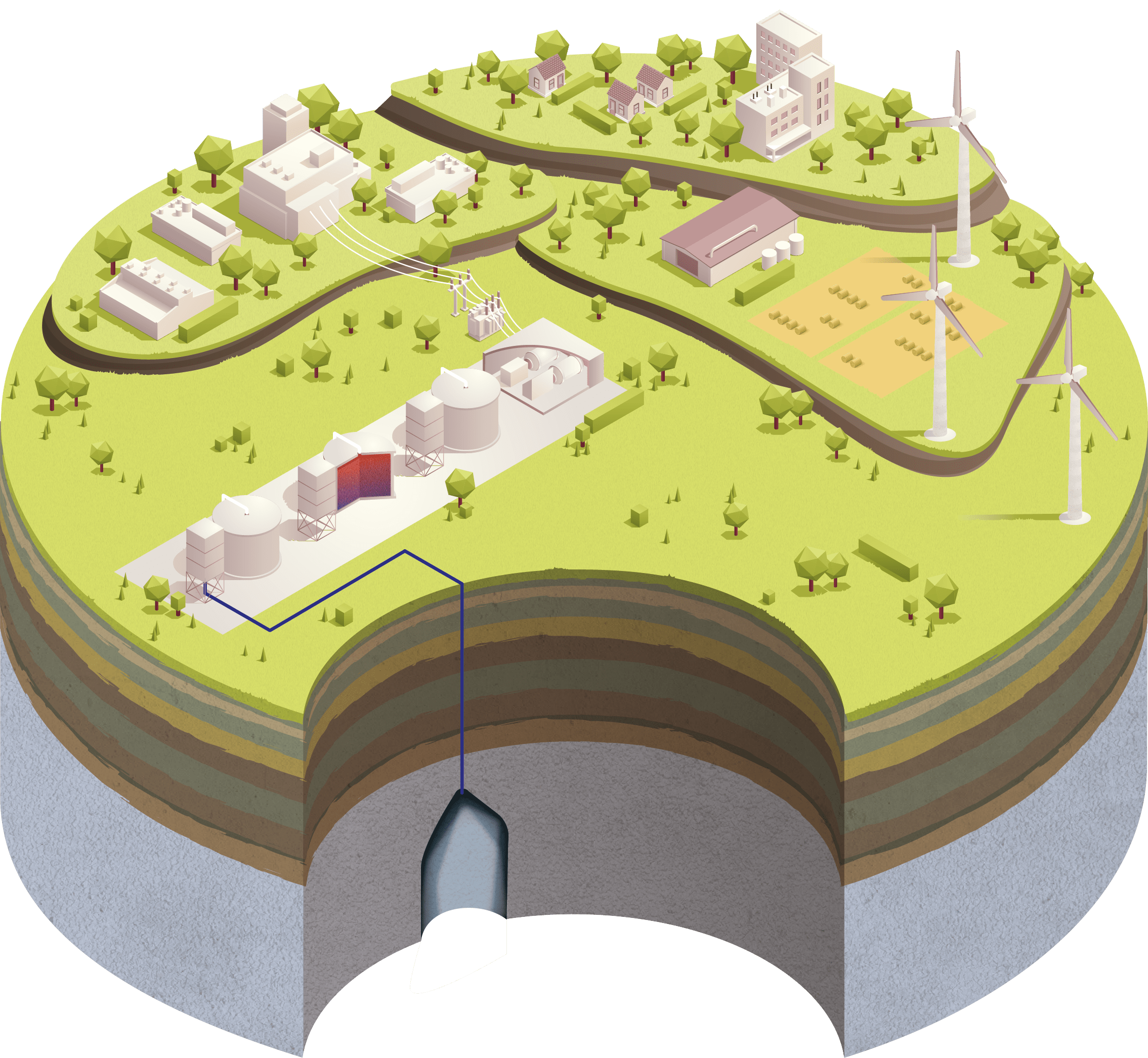 Stockage Energie par Air Comprimé - Adiabatique Avancé