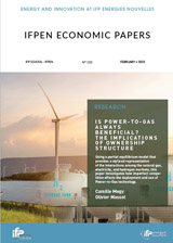 Couverture - IFPEN Economic Papers n°152