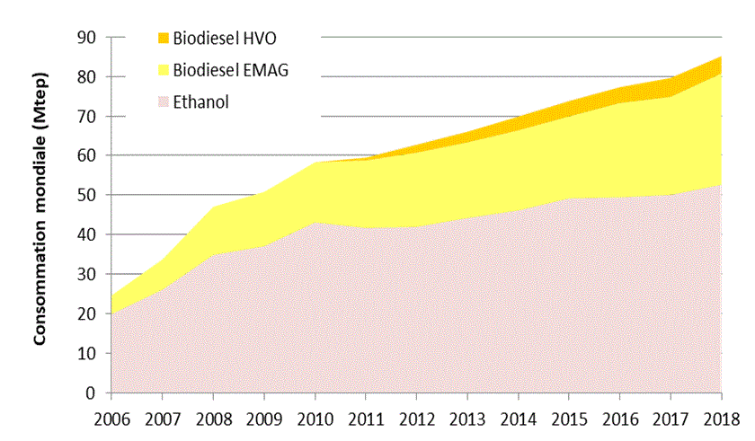 1 : Les domaines d'utilisation de bioéthanol.