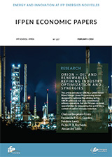 Couverture - IFPEN Economic Papers n°157