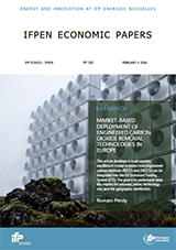 Couverture - IFPEN Economic Papers n°161