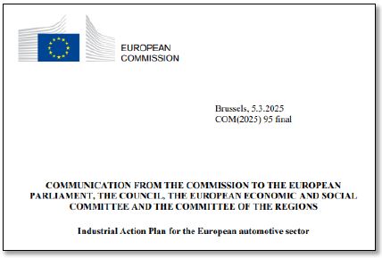 Plan d’Action Industriel pour le secteur automobile européen