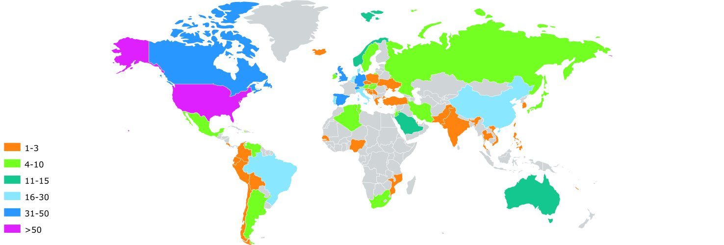 carte coopération internationale 2016 2020