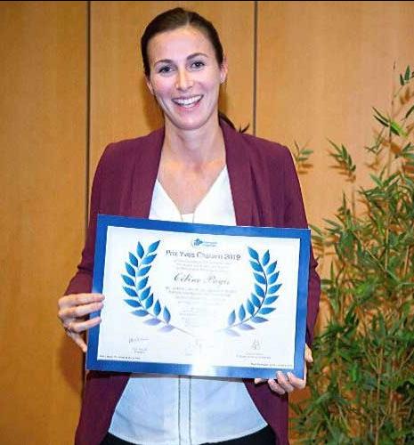 Le prix Yves Chauvin 2019 remis à Céline Pagis pour ses travaux en chimie des matériaux et catalyse 
