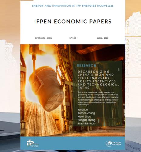 IFPEN Economic Papers n°159 - "Decarbonizing China’s iron and steel industry: policy incentives and technological paths"