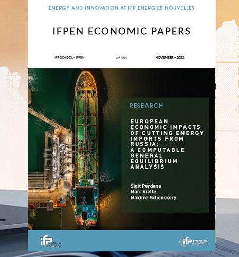 IFPEN Economic Papers n°151 - "European Economic impacts of cutting energy imports from Russia: a computable general equilibrium analysis"