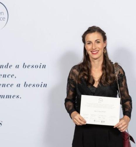Céline Pagis, doctorante IFPEN/IRCELYON, reçoit la Bourse L’Oréal-Unesco « Pour les Femmes et la Science »