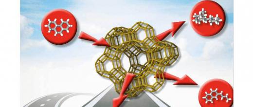 How zeolites convert cyclic molecules