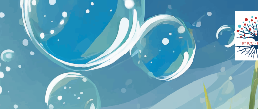 Bulles évoquant des molécules