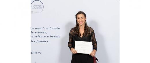 Céline Pagis, doctorante IFPEN/IRCELYON, reçoit la Bourse L’Oréal-Unesco « Pour les Femmes et la Science »